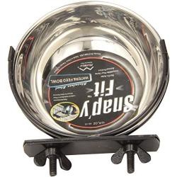 MidWest Homes for Pets 2 Pack of Snapy Fit Water and Food Bowls, 10 Ounces each, for Dog Crates