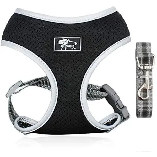 Grneric Small Dog Harness,Djustable Pet Reflective Vest and Leash Lead Set,No Pull Soft Mesh Breathable Fit Puppy and Cat Easy Control Universal Harness Grneric Small Dog Harness,Djustable Pet Reflective Vest and Leash Lead Set,No Pull Soft Mesh Breathable Fit Puppy and Cat Easy Control Universal Harness
