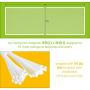 Banister Guard for Baby - 15ft x 3ft, Child Safety Net, Rail Balcony Banister Stair Mesh for Kids, Toys, Pets - White