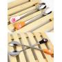 Coolrunner 4 Pack Can Food Spoon, Dog Cat Stainless Steel Food Spoon
