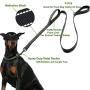 Eco-clean 6 FT Reflective Dog Leash with 2 Handles for Large Dogs