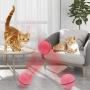 MICOKA Smart Interactive Cat Toy, Newest Version 360 Degree Self Rotating Ball, USB Rechargeable Pet Toy, Build-in Spinning Led Light, Exercise Chaser Toy for Cats and Dogs- Upgrade New