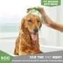 Premium New Grooming Pet Shampoo Bath Brush, Best Pet Bathing & Soothing Massage Rubber Comb with Adjustable Ring Handle for Medium & Large Dogs, Cats, Rabbits, Horses- Remove More Dirt & Loose Hair.