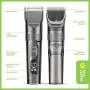 Domipet Dog Clipper for Grooming Professional Rechargeable Cordless Pet Grooming Kit Electric Hair Trimmers Shaver for Dogs Cats Quiet Comb Guides Scissors Cleaning Brush Oil Display Power Safety Lock
