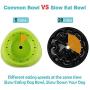 LEACOOLKEY Plastic Dog Bowl,Slow Eating Dog Feeder,No Chocking/Anti-Gulp Slower Bowl,Stop Bloat for Dogs/Reduce Slip Puzzle Bowl for Small Puppy Medium Dogs, Slow Bowl for Fast Eater