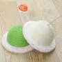 ocijf179 Cat Ball Toy Pet Kitten Sisal Rope Weave Ball Wear-Resistant Cat Scratching Board Playing Toy - Beige