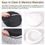 Donut Cuddler Cat Beds - Soft Short Plush Kitten Bed, Dog Bed for Indoor Pet Bed for Winter Comfy Warm Puppy Beds Comfortable Round Detachable Washable Anti-Slip Pet Beds for Medium Small Dogs Cats