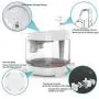 Dog Cat Water Fountain, Ultra Quiet Automatic Pet Drinking Fountain with Faucet Kits, USB Charging Cat Drinking Dispenser (1.5L) Dog Cat Water Fountain, Ultra Quiet Automatic Pet Drinking Fountain with Faucet Kits, USB Charging Cat Drinking Dispenser (1.5L)