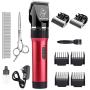 Maxshop Low Noise Rechargeable Cordless Cat and Dog Clippers - Professional Pet Clippers Grooming Kit,Animal Clippers Pet air Trimmers Set