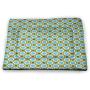 DayDayFun Geometric Custom Pet Mat Pixel Art Style Stripes Three Dimensional Pattern Colorful Herringbone Design Waterproof and Urine-Proof Pet Mat Multicolor