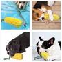 ANTOOH Dog Toys for Aggressive chewers Large Breed,Squeaky Dog Toys for Medium Large Dogs,Corn Dog Toys for Training and Cleaning Teeth