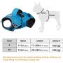 4 in 1 Multi Functional Dog Carrier Backpack , Dog Warm Vest Clothes, Dog Carrier Slings Bag , Dogs Collar Harness with Leash , Blue & M