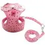 Didog Adjustable Pet Mesh Vest Harness and Leash Set with Cute Bell for Puppy Small Medium Dogs and Cats