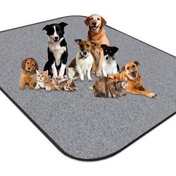 newoer Upgrade Heavy Absorbency Non-Slip Washable Dog Pee Pads Reusable 72''x72'' Anti-Tear Dog Training Pads Puppy Whelping Pad for Training,Whelping,Housebreaking, Incontinence and Playpen Crate