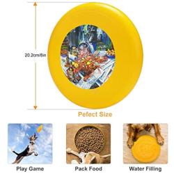 Pet Frisbee Flying Disc Dog Toy - Multifunction The Crawfish Boil Dianne Parks