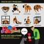 Hero Action, Durable Floating Foam Ring Dog Toy for Tossing, Fetching & Chewing