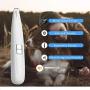 Dog Clippers, Dog Grooming Clippers Kit, Professional Low Noise Grooming Clippers Trimmers, Cordless USB Rechargeable Electric Pet Hair Clippers for Dogs Cats Around Face Paws Eyes Ears Rump White