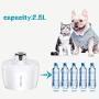 TOOOGO Cat Water Fountain, 84oz/2.5L Dog Water Dispenser Ultra Silent Hygienic Pet Water Fountain for Cats, Dogs and Small Animals