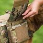 Tri Cloud Sports Dog Tactical Harness – 1000D Nylon Molle Vest Includes Leash | 3 Pouches | 3 Patches | Collapsible BPA Free Bowl
