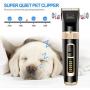 CAHTUOO Dog Clippers 2-Speed Heavy Duty Professional Pet Grooming Clippers Kit Rechargeable Cordless Quiet Pet Hair Shaver for Small and Large Dogs Cats and Other Pets