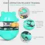 QAZSE Cat Puzzle Feeder Toy Tumbler Treat Interactive Food Dispenser Slow Feeding Cat Toy with Cat Wand