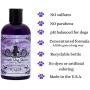Mr. Wigglebottoms All-Natural and Cruelty-Free Lavender Dog Shampoo, 16 oz. - Vegan, Sulfate Free, Made in The USA, Certified Cruelty Free by Leaping Bunny