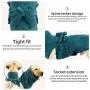 Dog Bathrobe Towel Gown Ultra Light Luxury Soft Super Absorbent Quick Drying Easy Wear