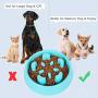 JASGOOD Slow Dog Bowl,Fun Slow Feeder Dog Bowl,Anti-Gulping Dog Slow Feeder Stop Bloat,Slow Eating Dog Bowl