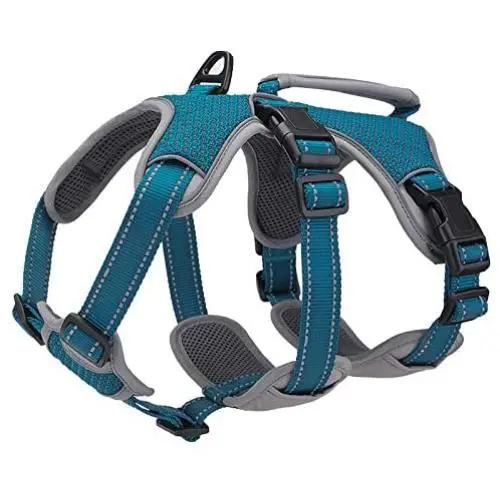 BELPRO Multi-Use Support Dog Harness, Escape Proof No Pull Reflective Adjustable Vest with Durable Handle, Dog Walking Harness for Big/Active Dogs BELPRO Multi-Use Support Dog Harness, Escape Proof No Pull Reflective Adjustable Vest with Durable Handle, Dog Walking Harness for Big/Active Dogs