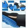 Pet Grooming Glove with Brush Gentle and Efficient Pet Hair Removal Comb Pet Bath Gloves Fur Removal and Knotting Tools,Pet massage gloves Suitable for Cats and Dogs and Other Animals (2 Pieces)