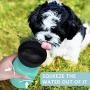 petnf Portable Dog Water Bottle,Upgraded 2 in 1 Pet Travel Bottle and Bowl,Leakproof Pet Drinking Bottle for Dog Cat Outdoor Hiking Walking,Lightweight Large Capacity Water Bottles,BPA Free