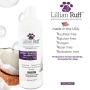 Lillian Ruff Brightening & Whitening Shampoo for Dogs – Tear Free Coconut Scent with Aloe for Dry & Sensitive Skin – Adds Shine & Luster to Coats