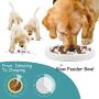 WANTRYAPET Dog Feeder Slow Bowl + Non-Slip Dog Bowl Mats, Ceramic Fun Slow Feed Interactive Bloat Stop Dog Bowl, Eco-Friendly Durable Preventing Choking Healthy Design Bowl