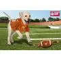 Pets First NCAA Texas Longhorns Football Dog Toy, Tough Quality Nylon Materials, Strong Pull Ropes, Inner Squeaker, Collegiate Team Color Pets First NCAA Texas Longhorns Football Dog Toy, Tough Quality Nylon Materials, Strong Pull Ropes, Inner Squeaker, Collegiate Team Color