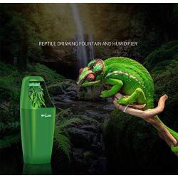 LAMEI Pet Water Dispenser- Reptile Automatic Water Circulation Dispenser, Water Feeder Drinking Fountain with Pump Landscaping