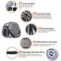 PetLike Airline Approved Pet Carrier Soft Sided Collapsible Travel Bag for Cats & Small Dogs PetLike Airline Approved Pet Carrier Soft Sided Collapsible Travel Bag for Cats & Small Dogs