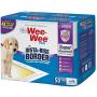 Four Paws Wee-Wee Puppy Training Insta-Rise Border Pee Pads 50-Count 22'' x 23'' Standard Size