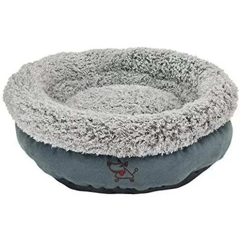Best Pet Supplies Grey Dog Round Bed 18 x 18 x 16 Inches Best Pet Supplies Grey Dog Round Bed 18 x 18 x 16 Inches
