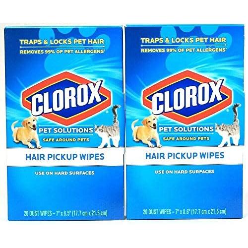 2 Pk. Pet Solutions Traps & Locks Pet Hair Pickup 20 Ct Dust Wipes (40 Total Wipes)
