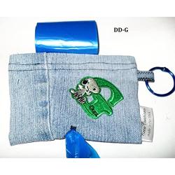 Neco Creations Light Blue Denim Pocket to Keep Your Pets Waste Bags