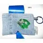 Neco Creations Light Blue Denim Pocket to Keep Your Pets Waste Bags