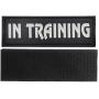 CREATOR 2 Pack Dog Patches with Hook Backing 2 x 6 Inch -Service Dog, Service Dog in Training, in Training for Harnesses, Collars, Leashes