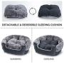 GASUR Small Dog Bed & Cat Beds, Round Pet Beds for Indoor Cats, Detachable Machine Washable Soft & Plush Calming Dog Bed, Self Warming & Cooling Kitten Puppy Bed