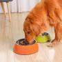 Manda Ocean Pet Bowls Stainless Steel Dog Cat Pet Bowl Universal Pet Water and Food Bowls 4 Sizes and 5 Colors Available