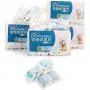 Warbriie Disposable Female Dog Diapers, Super Absorbent Leak-Proof Pet Care Wraps, Comfortable & Soft Heating Pee Pet Diapers for Female Puppy Dogs - 10 Count