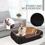 Warmer Pet Dog Beds for Medium/Large Dog(Up to 55 lbs),Rectangle Pet Bed Thickened Enough with Soft Coral Fleece and Non-Slip Bottom ,Dog Sofa Couch Pet Bed with Durable Oxford Cloth