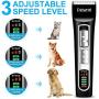 Petural Dog Nail Grinder Quiet with Powerful Dog Grooming Clippers of Dogs& Pet Dog Grooming Tool Kit