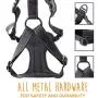 Mighty Paw Car Dog Harness, Vehicle Safety Harness with Adjustable Straps and Soft Padding, Doubles as a Standard Harness with a No Pull Front Leash Attachment