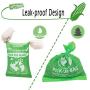 bellerata 100% Compostable Dog Poop Bags, Unscented & Extra Thick Biodegradable Poop Bags, 18 Refill Rolls, Made from Cornstarch, Certified Europe OK Compost Home and Seedling