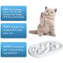 none branded 2 Pack Cat Slow Feeder Bowl,HICOMIE Pet Fun Interactive Slow Feeder Cat Bowl,Stress Free Pet Bowl Helps Stop Bloat Prevents Obesity Improves Digestion